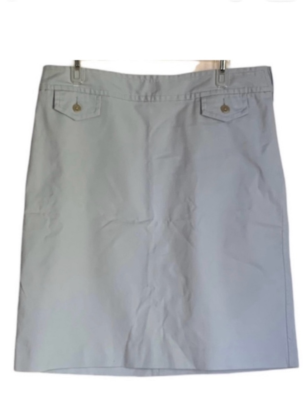 Banana Republic Factory Straight Skirt Pale Blue Classic Career, [Size 12]